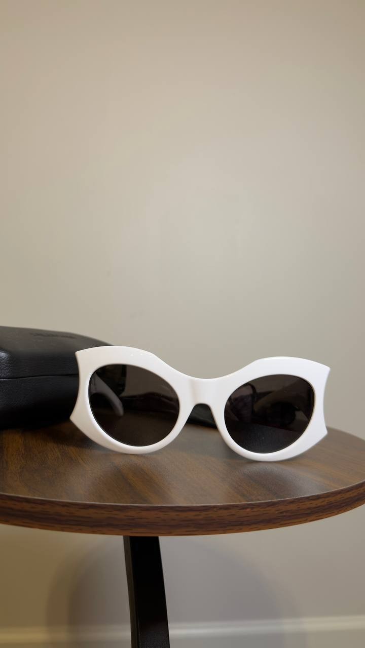 Balenciaga Sunglasses White/Grey OS NWOT $640.00