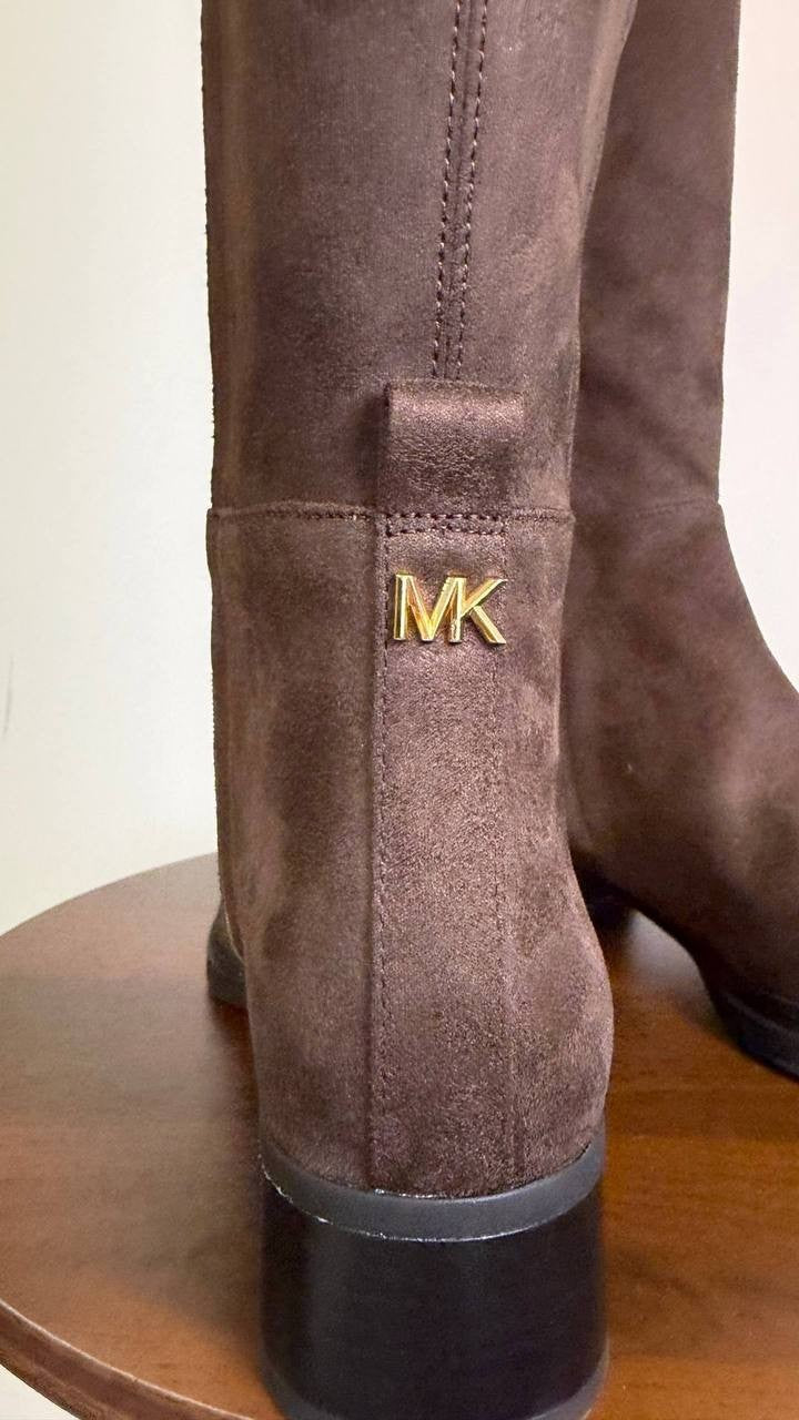 Michael Michael Kors Chocolate Faux Suede Tall Boots 9.5W New in Box MSRP $175