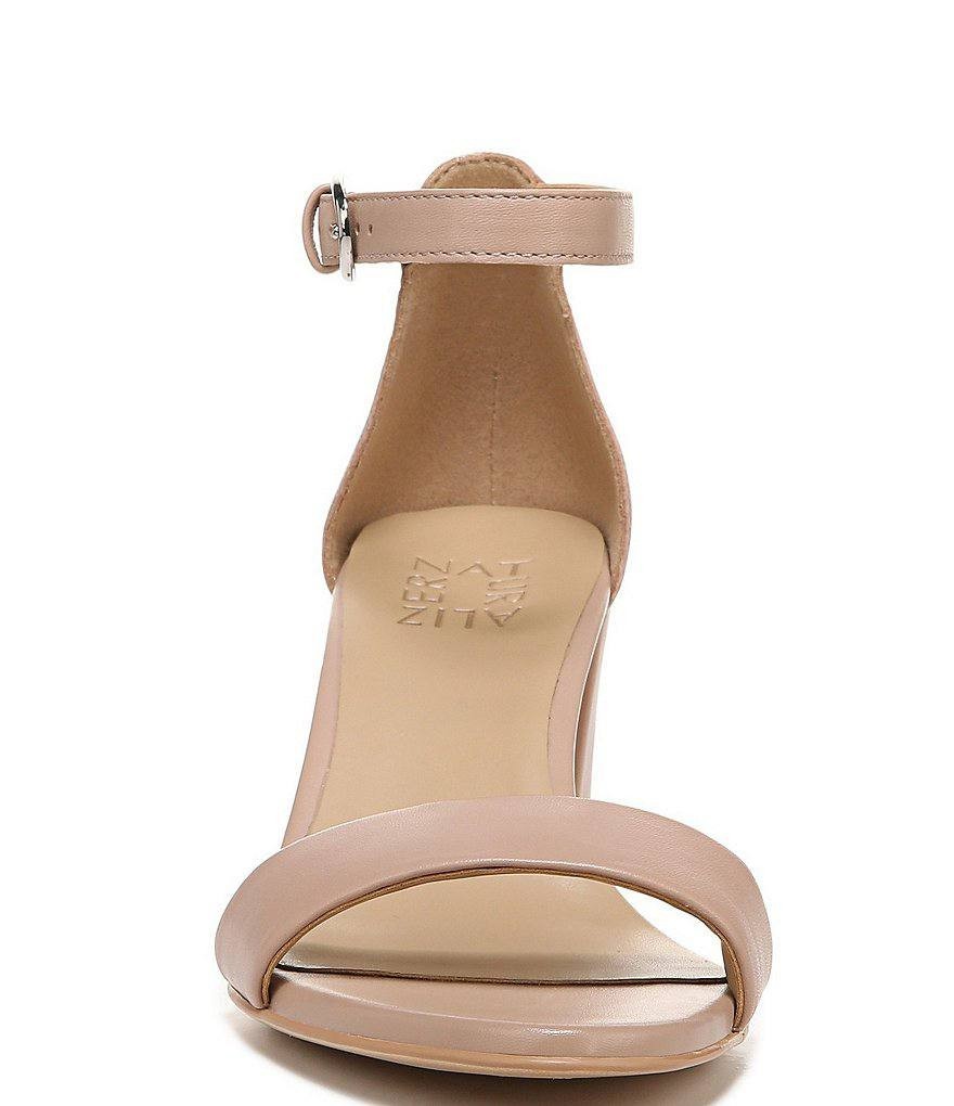 Naturalizer Vera Leather Ankle‑Strap Sandals – Opal – Size 10N – New in Box