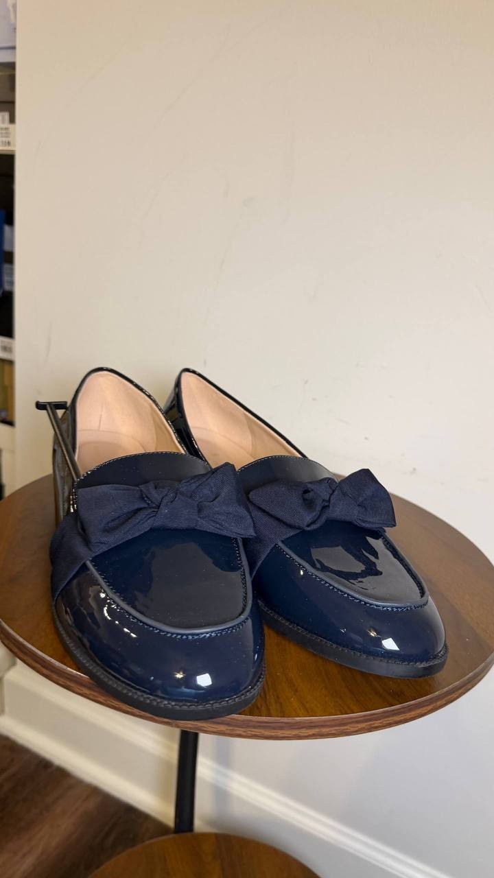 Bandolino Dark Blue Man‑Made Slip‑On Loafers 12W New in Box MSRP $79