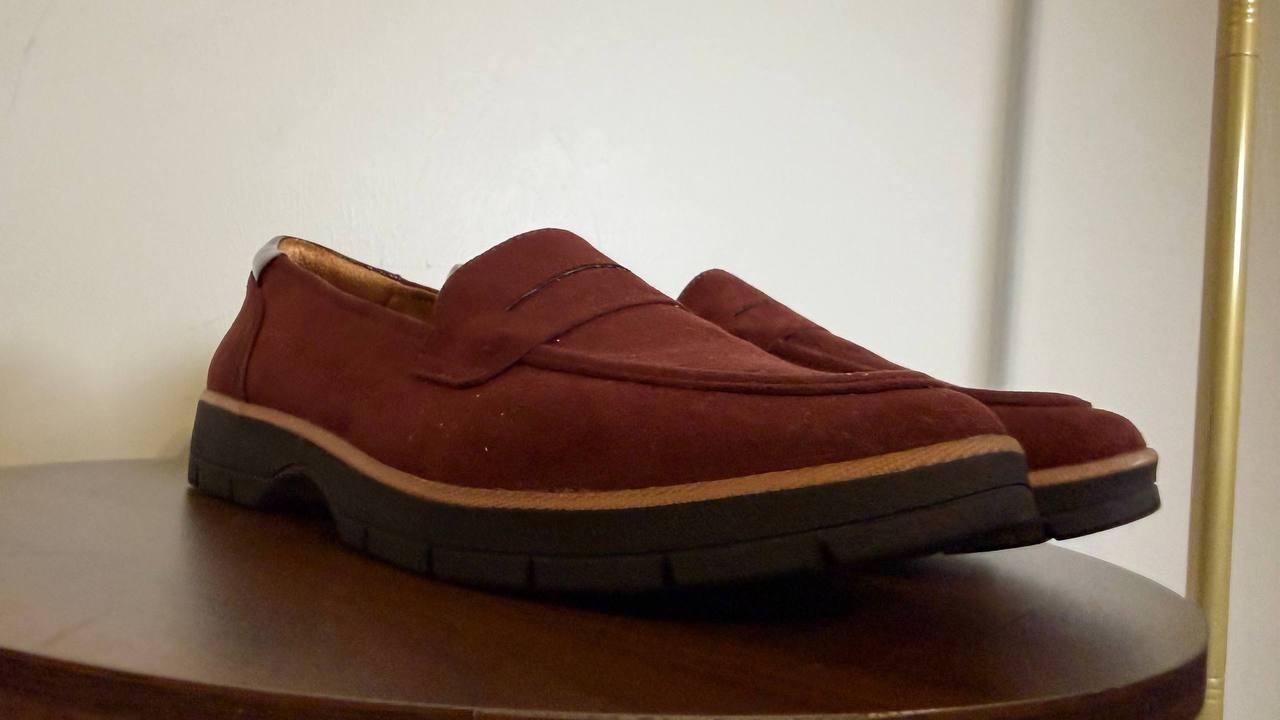 Dr. Scholl’s Women’s Nice Day Lug Sole Loafers Wine 7.5 New With Box $95