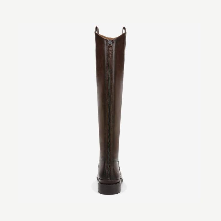 Franco Sarto Meyer Women’s Knee High Boots Brown 6.5M WC Leather $275 NWB
