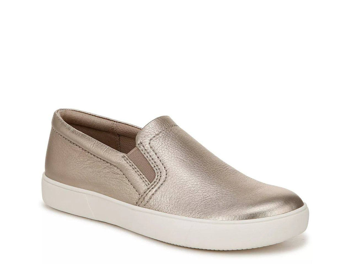 Naturalizer  Slip‑On  Sneaker  Silver  Man‑Made  9.5W  New  $99