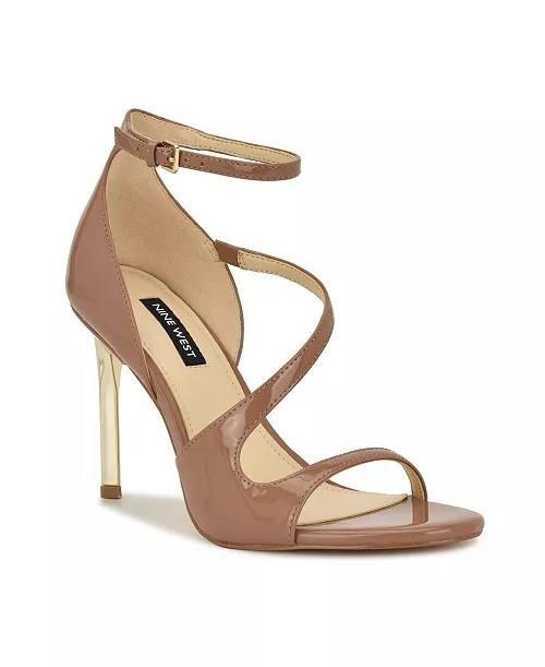 Nine West Natural Man‑Made High Stiletto Sandals 8M New in Box MSRP $109