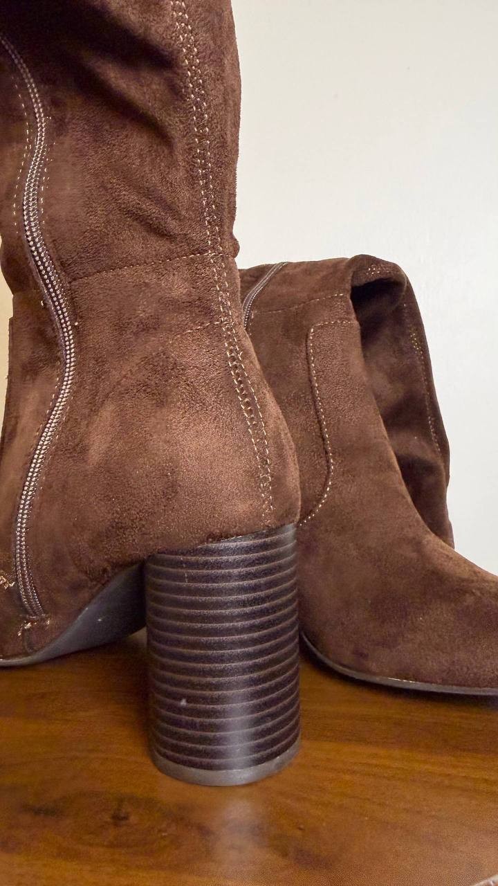 Style&Co Dark Roast Round Toe Boots 7.5M New in Box MSRP $89.90