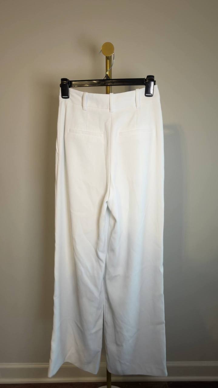 French Connection Harry Suiting Trousers Summer White 0 NWOT $98