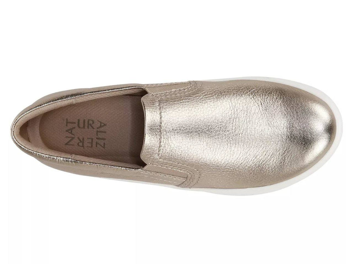 Naturalizer  Slip‑On  Sneaker  Silver  Man‑Made  9.5W  New  $99