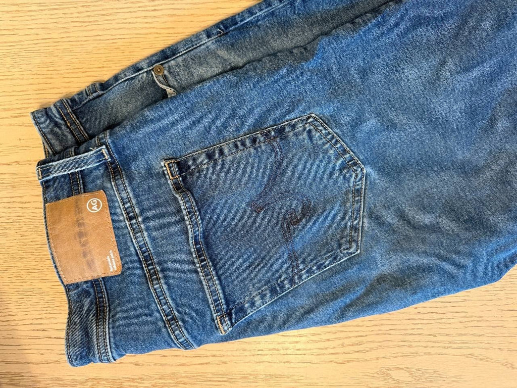 AG Everett Slim Straight Jeans 33x32 Men’s Medium Blue Wash Japanese Denim