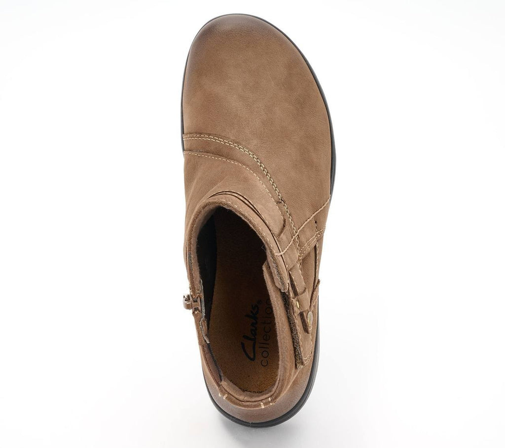 Clarks  Carleigh  Style  Boots  Brown  Nubuck  7.5M  New  $130
