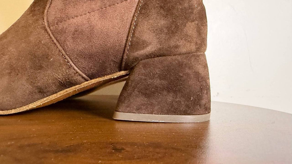Gentle Souls by Kenneth Cole Chocolate Suede High Boots 9M New in Box MSRP $239