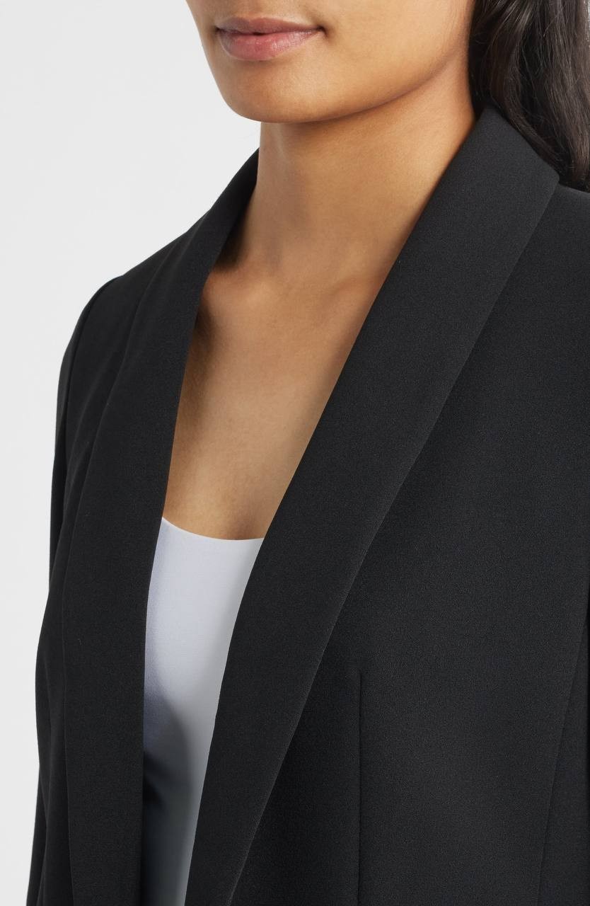 Anne Klein Shawl‑Collar Blazer – Size L – NWT – $139