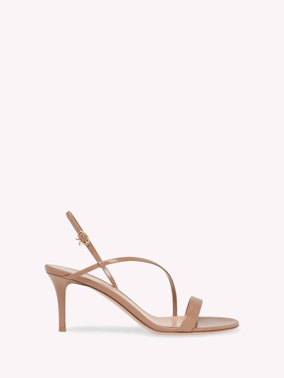 Gianvito  Rossi  Manhattan  70  Leather  Toe  Sandals  Natural  38.5  New  $945