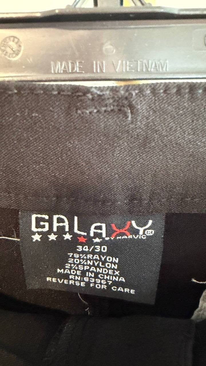Galaxy by Harvic Men’s Super Stretch Slim Fit Chino Pants 34/30 $69.90 NWT