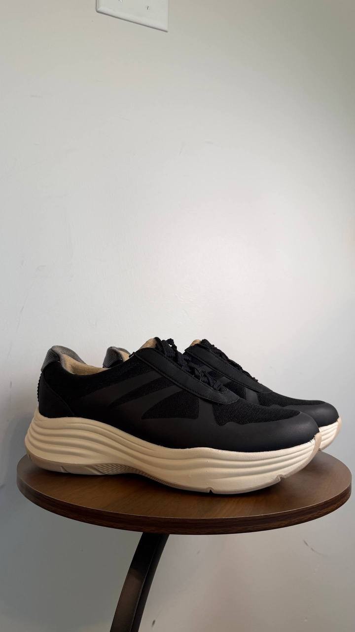 LifeStride Impulse Slip On Shoes Black 11W Comfort Sneakers Man‑Made $95 NWB