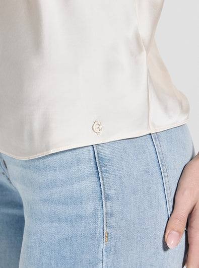 GUESS Eco Tullia Camisole Top – Vanilla Blush – Size XL – NWT – $89.95