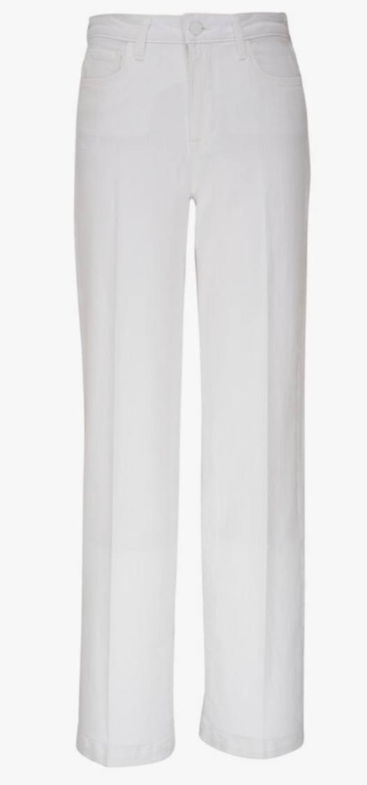 L’AGENCE “Scottie” Wide‑Leg Premium Denim Jeans – White – Size 29 – NWT – $255