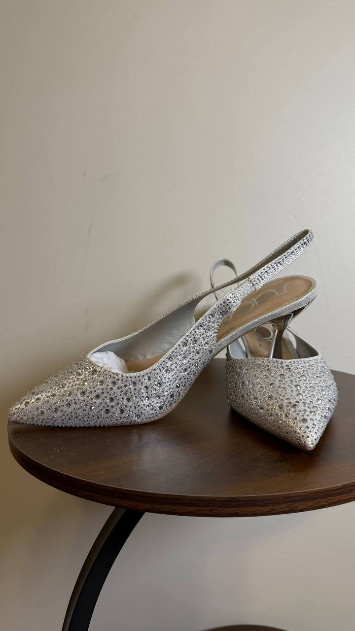 Sugar Dress Pumps 10M Silver Man-Made – New in Box MSRP $69
