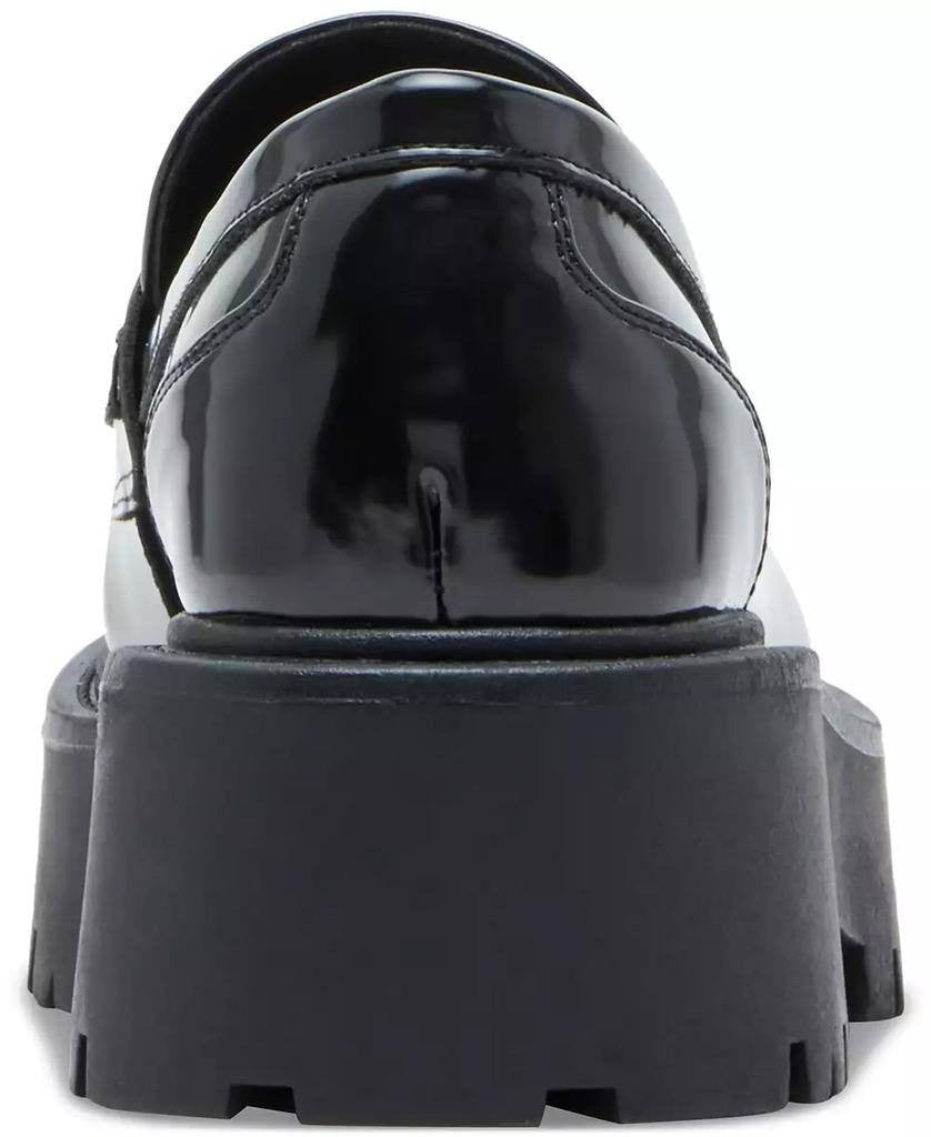 Madden Girl Calistaa Platform Lug Sole Penny Loafers Black 7.5 NWB
