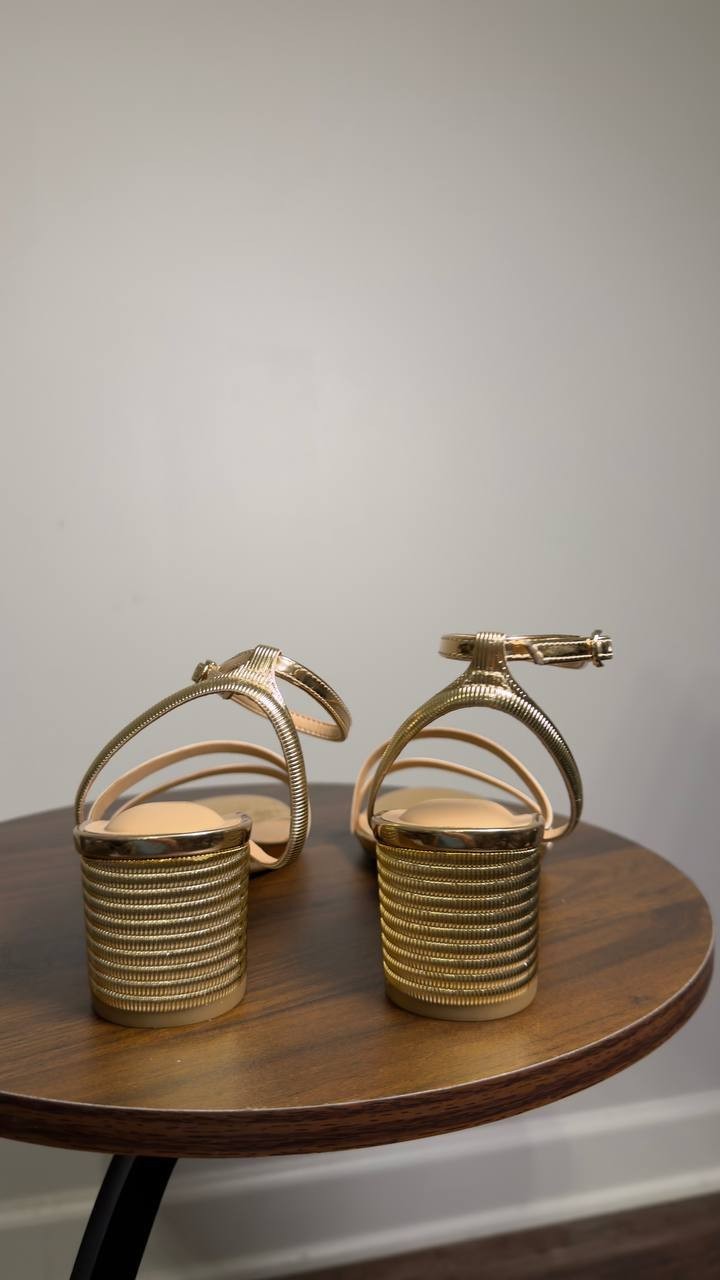 I.N.C.  International  Concepts  Dress  Sandals  Gold  6.5M  New  $80