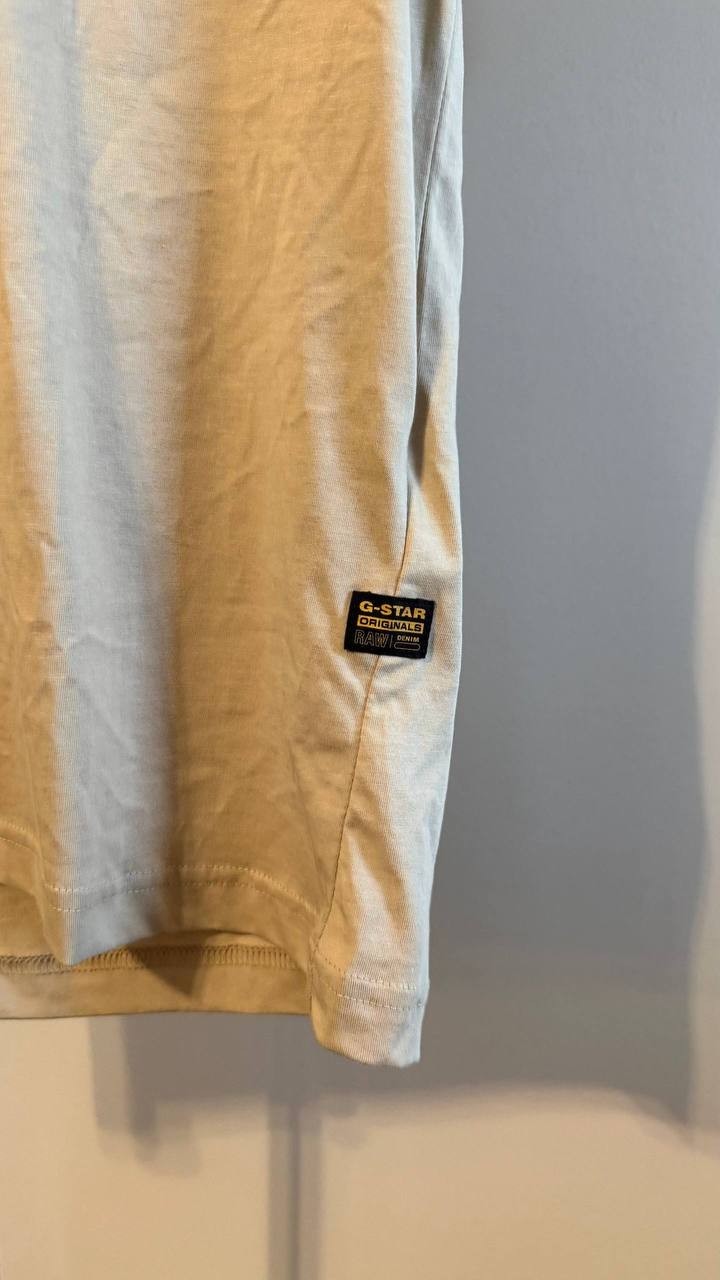 G‑Star RAW Men’s Originals T‑Shirt Beige L $45 NWT