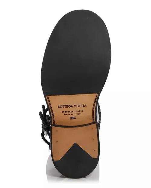 Bottega  Veneta  James  Boot  Black  Leather  36  New  $2150