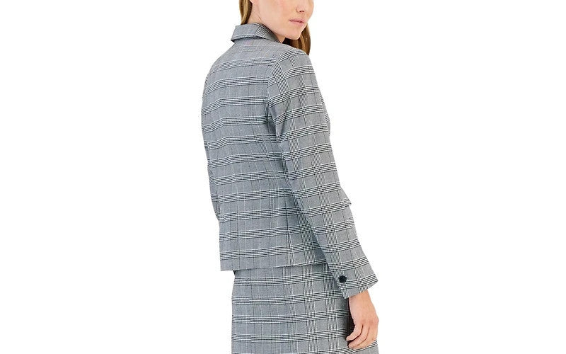 Anne Klein Glen Plaid JUST BLAZER  Black/White – Size 4 NWT MSRP$260