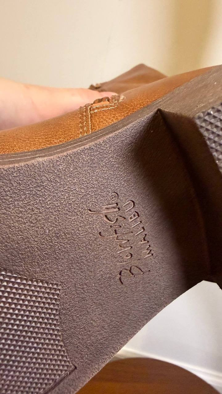 Blowfish Malibu Nomads Boots 10M Dark Honey Western Block Heel NIB msrp$109.99