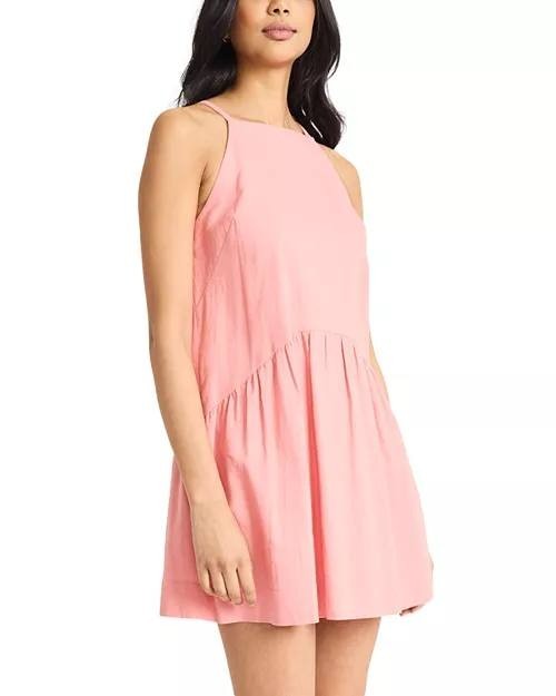 Donna Morgan The Good Journey Keyhole Mini Dress Size XL Brandied Apricot NWT