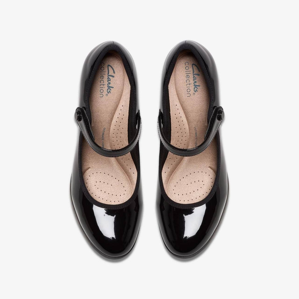 Clarks  Mary  Jane  Heels  Black   8.5M  New  $105