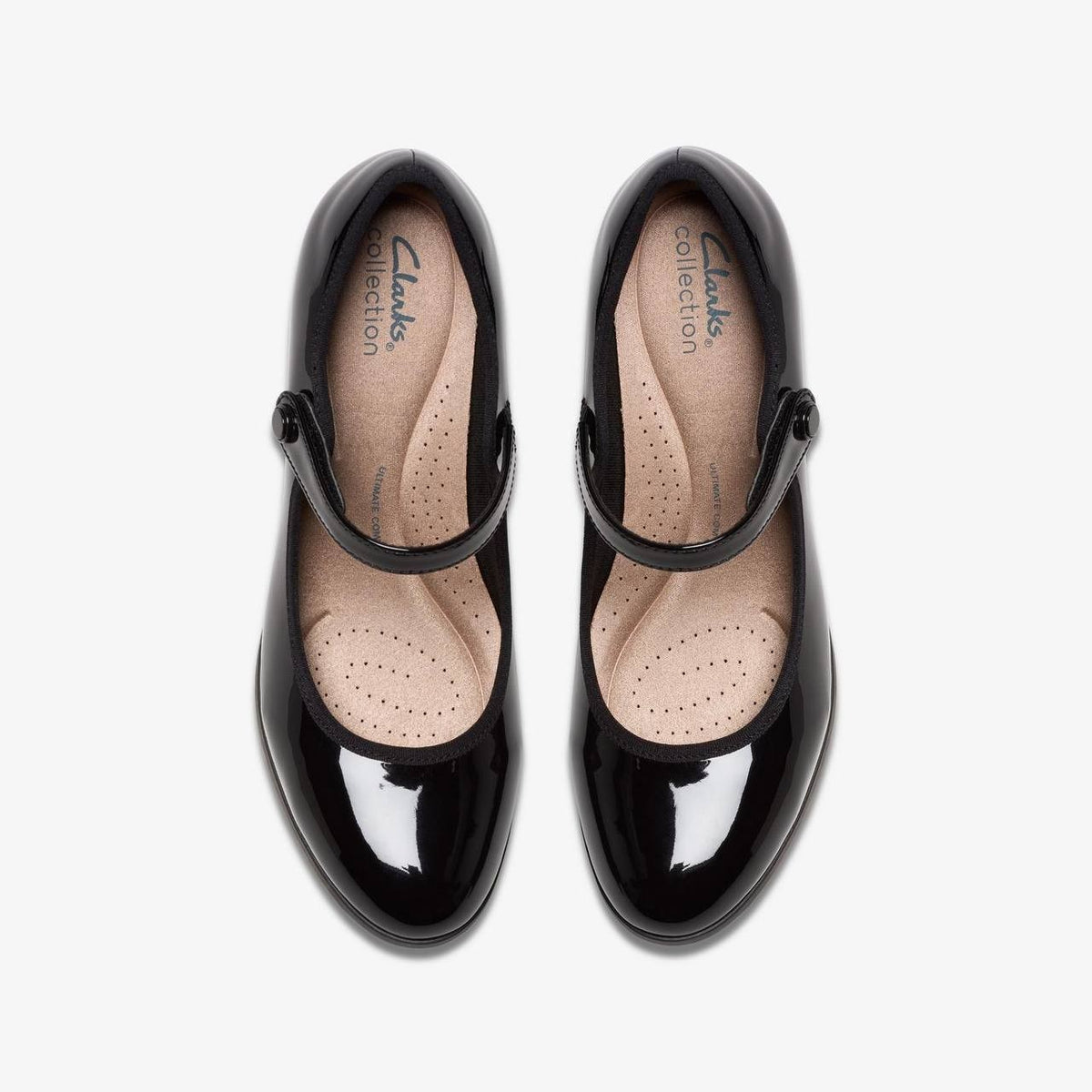 Clarks  Mary  Jane  Heels  Black   8.5M  New  $105