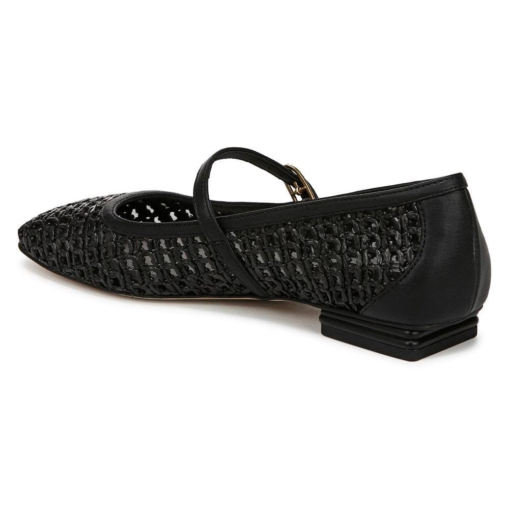 Franco Sarto “Tinsley” Mary Jane Flats – Size 6M – Black Mesh – Preowned