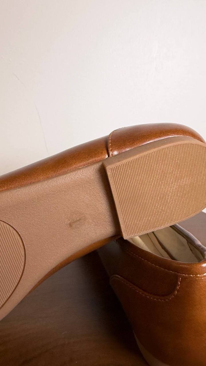 Journee Cognac Ballet Flats 7WD NIB MSRP $79