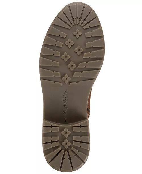 Style  &  Co  Block Heel Booties  Brown  8.5M  New  $89.90