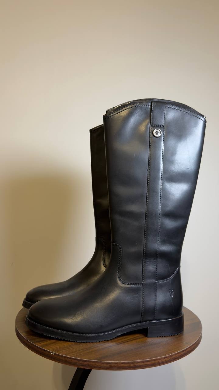 Frye Tall Boots Black 8.5 M New $318.00