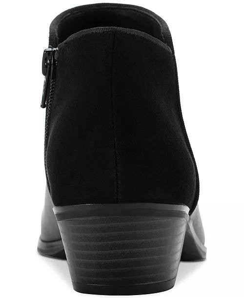 Style&Co Black Man‑Made Ankle Boots Size 7.5M NIB MSRP $69.90