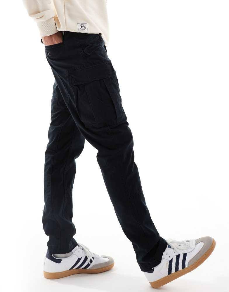 Polo Ralph Lauren Men’s Slub Canvas Slim Fit Cargo Trousers Black 44B/32 $238 NW