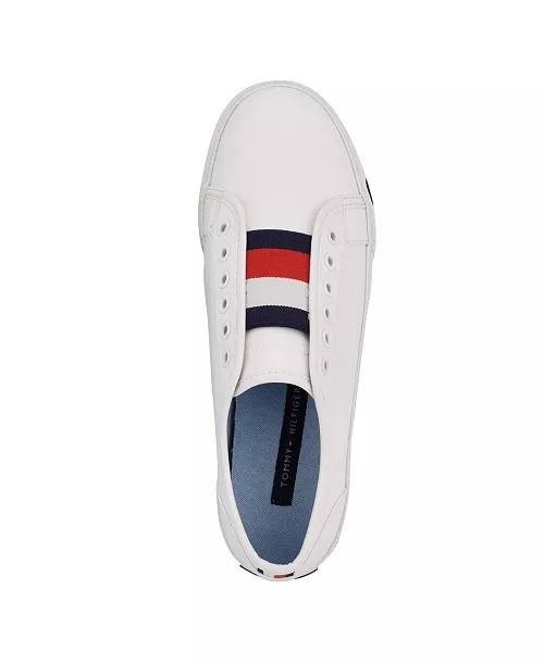Tommy Hilfiger Anni Slip‑On Casual Sneakers White Multi Women’s 10M NWB