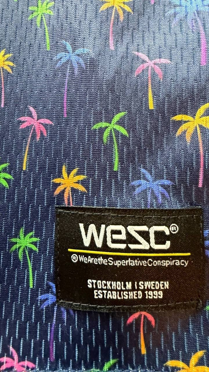WeSC Men’s Micro Palm Basketball Tank Top Black XL $49 NWT