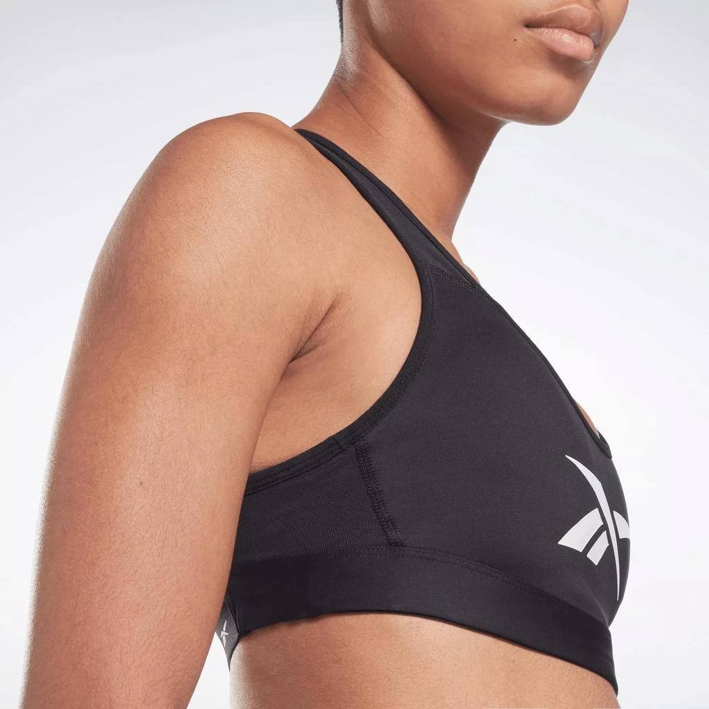 Reebok Women’s Lux Vector Racer Sports Bra Black S $40 NWT