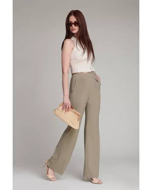 Avec Les Filles Women’s Slim Fit Pant Sage Size 0 NWT $128