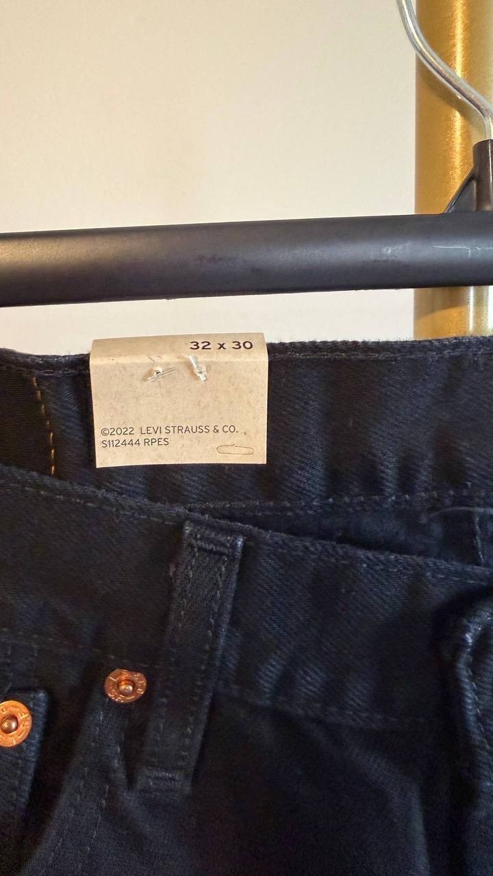 Levi’s 501 Original Men’s Jeans Punk Rock Black 32x30 $110 NWT