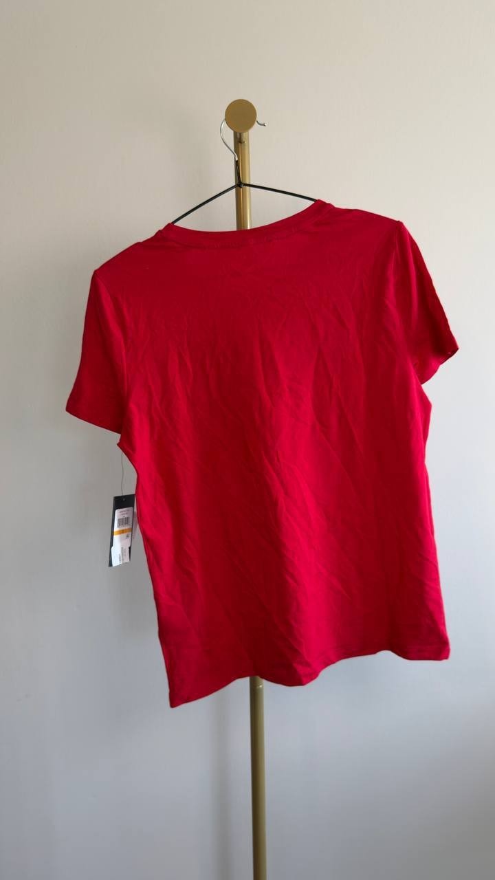 Tommy Hilfiger Women’s Heart Flag Graphic T‑Shirt Red S NWT $39.50