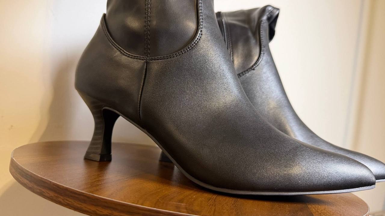Jones New York Sonton Boots 9.5M Black Knee‑High Zip Block Heel NIB msrp$109.50