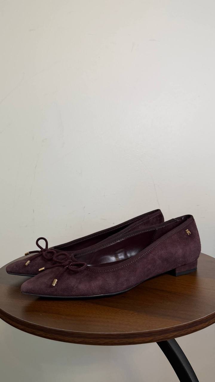 Tommy Hilfiger Women’s pre-owned Kimio Pointed Toe Ballet 6.5M MSRP 89$