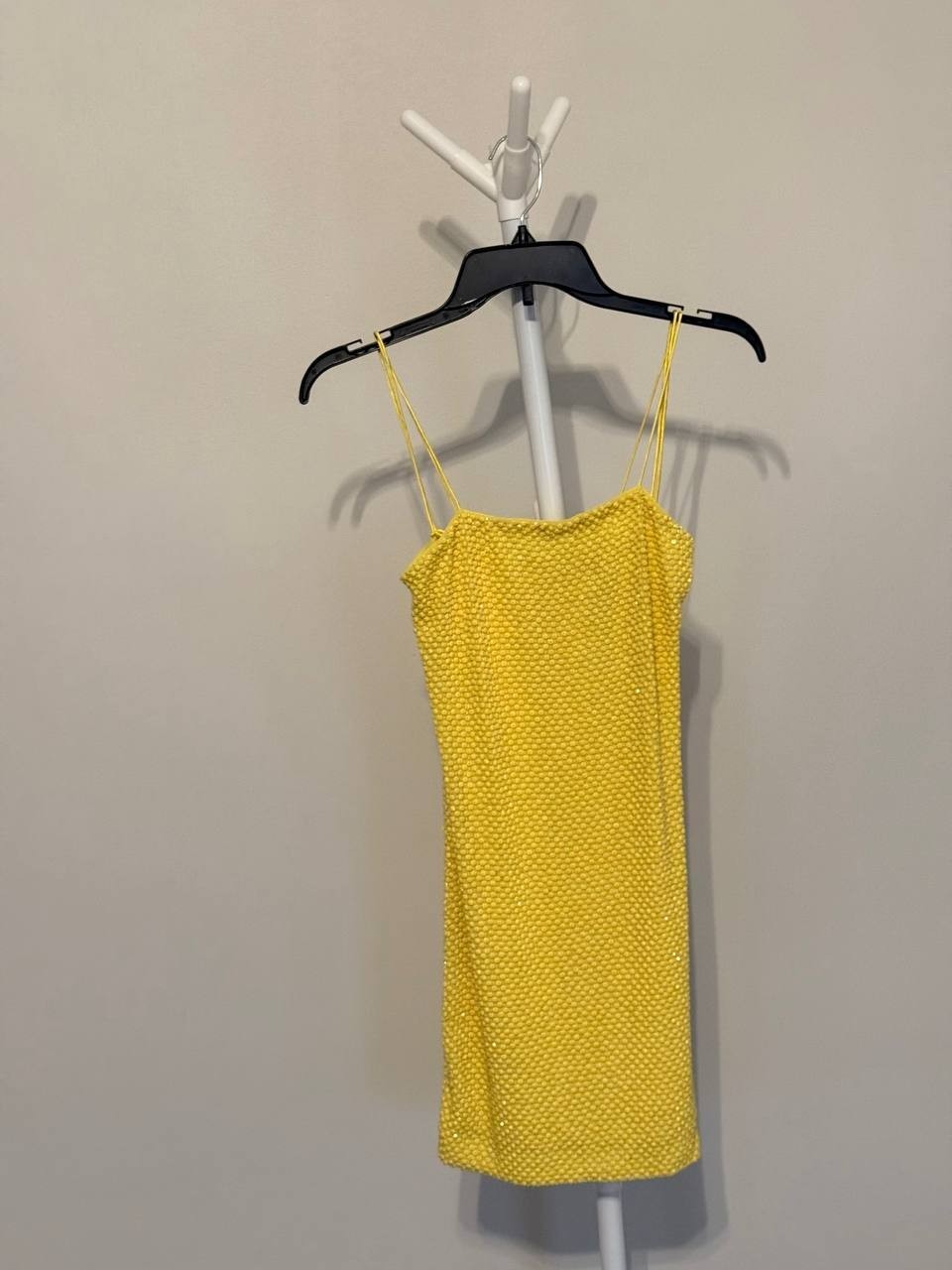 Alice + Olivia Yellow Embellished Dress Size 0 NWT – Minor Flaw MSRP 595$