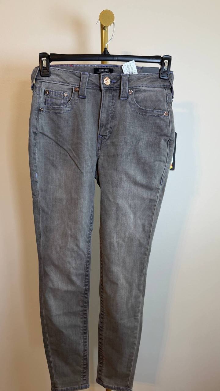 True Religion Jennie High Rise Curvy Skinny Jeans Kaia W27 NWT $159