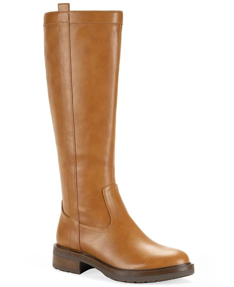 Style & Co Women’s Terryy Riding Boots Sweet Maple 10M Man‑Made MSRP $99.90 NWOB