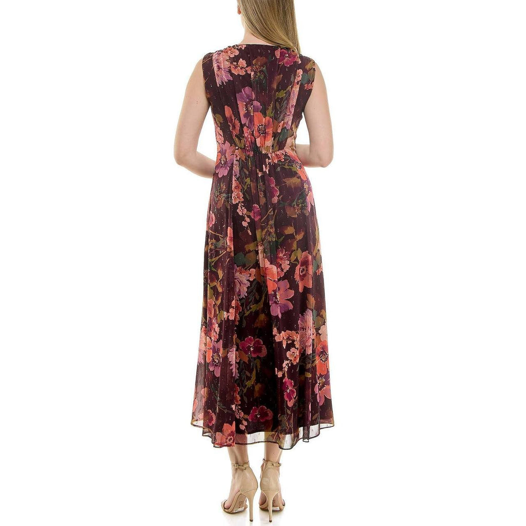 Taylor Floral Smocked A‑Line Dress – Size 9 – NWT – $128
