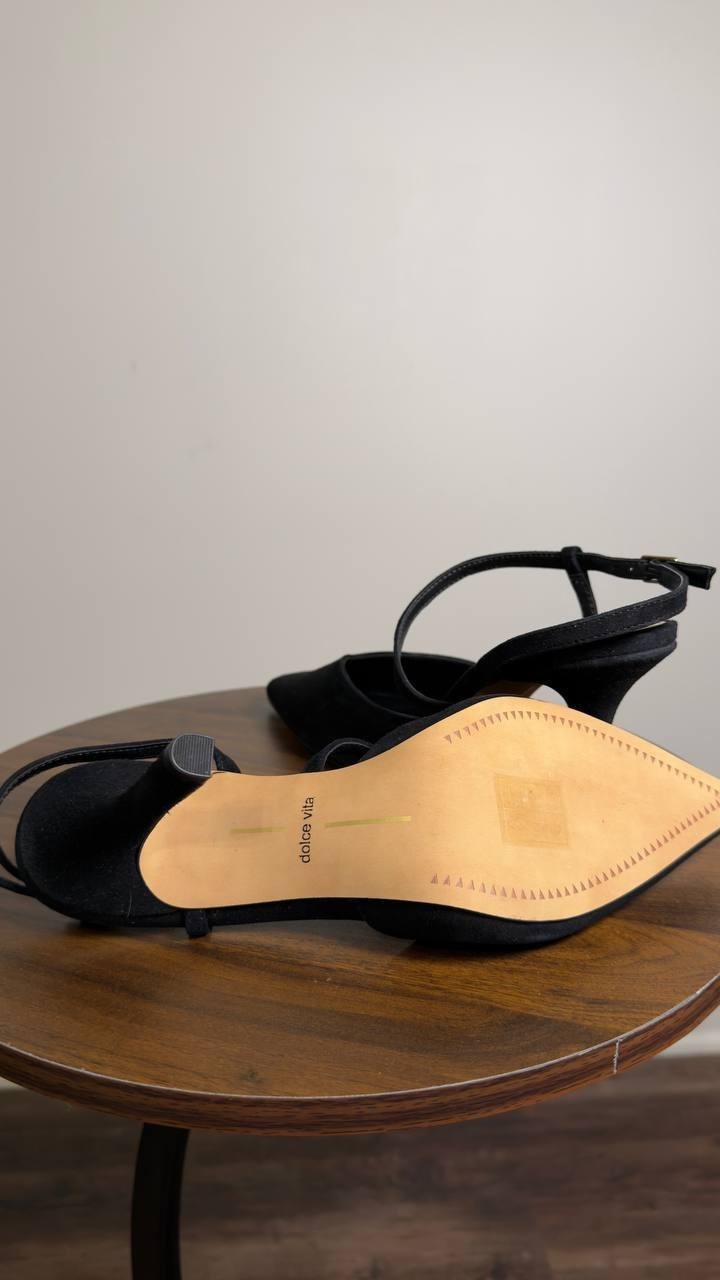 Dolce  Vita  Slingback  Pumps  Black  7.5  New  $150