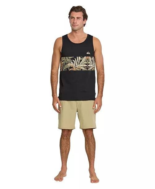 Quiksilver Men’s Blueweed Stripe Tank Top L $29 NWT